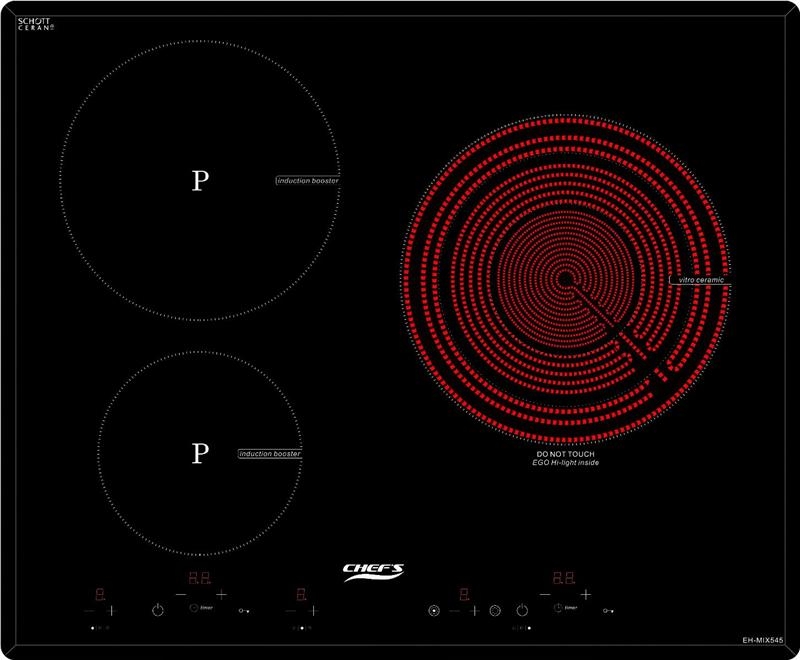 Bếp điện từ hỗn hợp Chefs EH-MIX545